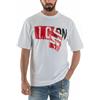 Icon T-shirt Icon con logo da uomo rif. IUT012, Bianco