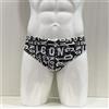 Icon Costume Slip da bagno Icon con logo all over da uomo rif. IUW017, Nero