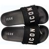 Icon Ciabatte Scarpe Icon da uomo rif. IC05773TU, Nero