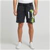 Icon Bermuda shorts Icon con logo da uomo rif. IUB014, Nero