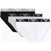 EMPORIO ARMANI EA7 Slip Emporio Armani Ea7 3Pack Logo Monogram da uomo rif. EM000258 AF20668, Multicolore