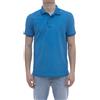 SUN68 Polo Sun68 con trattamento vintage in piquet di cotone da uomo rif. A36155, Turchese