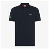 SUN68 Polo Sun68 in piquet di cotone stretch da uomo rif. A36150, Navy