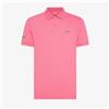 SUN68 Polo Sun68 in piquet di cotone stretch da uomo rif. A36150, Fucsia