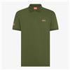 SUN68 Polo Sun68 in piquet di cotone stretch da uomo rif. A36150, Verde