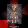 SHOWCASE LAB TECA IN PLEXIGLASS ACRILICO-SHOWCASE-TECA PER LEGO® 76217-IO SONO GROOT-MARVEL