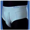 SAFTE Srl orione 515 cintoslip erniario uomo aperto con pelotte in cotone azzurro 3