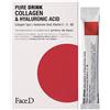 HCS Srl face d pure drink collagene & acido ialuronico 30 pezzi da 15 ml