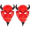 W WIDMANN MILANO Party Fashion 86861 - Maschera Diavolo, Horror, Satana, Halloween, Carnevale, festa a tema