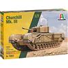 Italeri 7083S Churchill Mk. III, scala 1:72, plastic model kit, modello in plastica da montare, modellismo, mezzi militari, Sabbia
