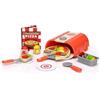 Fat Brain Toys Pretendables - Set da forno per pizza, con forno, sbuccia, fette di pizza, condimenti e altri accessori da cucina per bambini, giocattoli per imparare a giocare con gli alimenti,