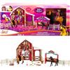 Mattel Spirit - Playset Grande Stalla dei Cavalli con Bambola Lucky, Cavallo Spirit con Funzione Cambia Colore, Cavallo Nero e Tanti Accessori, Giocattolo per Bambini 3+ Anni, HDK57