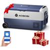 AAOBOSI Frigo Portatile Compressore 36L con APP, -20°C a 20°C, 12V 230V