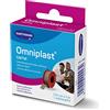 Omniplast Cerotto telato in rocchetto, fissaggio, elastico, rosa, 1,5cm x 5m
