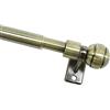 Gardinia 4151 Asta Merano per Tende Café, Metallo, Ottone Antico, 80-140 cm
