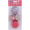 PME Set 48 Pirottini & Decorazioni per Cupcake di San Valentino - Ciambelle