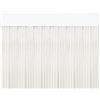 MERCURY TEXTIL Tenda per Porta Strisce PVC 210 x 90 cm, Tenda per Porta Esterna (Bianco+Filo Trasparente P15)