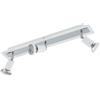 Eglo LED Lampada da soffitto Sarria, plafoniera a 3 luci, spot da soffitto in metallo, lampada da soggiorno bianca e cromata, spot con lampadine GU10, luce calda