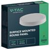 V-TAC VT-60024 Mini pannello led rotondo 24W pannello montaggio a superficie 110lm/w luce bianco naturale 4000K - 7880