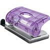 Esselte Rapid Colour'Breeze, Mini Perforatore a 2 fori per casa e ufficio pratica e robusta, Fora fino a 10 fogli, Bucatrice da tavolo e scrivania portatile con cassetto di raccolta inferiore, Viola, 5001534