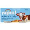 Nipiol Omogeneizzato Vitello - Pollo 2x80g (12 Confezioni)