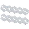 Filomatic Set di 10 coltelli tagliacalli in acciaio inox
