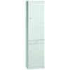 Sarmog Kit Mobile Multiuso Colonna 452k - H 183 L46 P29 Cm Con Ripiani (Bianco Liscio)