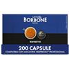 Caffè Borbone Ristretto - 200 Capsule Compatibili con le Macchine ad uso domestico Nespresso* Professional* - Ideali per un Espresso Ristretto, Intensità 9/10