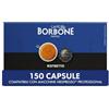 Caffè Borbone Ristretto - 150 Capsule Compatibili con le Macchine ad uso domestico Nespresso* Professional* - Ideali per un Espresso Ristretto, Intensità 9/10