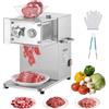 VEVOR Affettatrice per Carne Potenza 850 W, Affettatrice per Verdure Morbide Carne Disossata Spessore di Taglio da 5 mm, Cucina Ristorante Supermercato Portata max 250 kg/h in Acciaio Inox 36 Lame