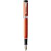 Parker Duofold Classic Big Red Vintage Centennial Penna stilografica | punta in oro puro media | inchiostro nero e adattatore