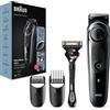 Braun BT5341 Beard Trimmer Regolabarba Tagliacapelli Uomo per Viso Capelli Nero
