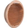 La Ventilazione GTRP200R Griglia Tonda da Incasso, Rame, 230 mm