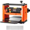 VEVOR Pialla a Spessore, Tre Lame Due Velocità 330 mm Larghezza, Banco Elettrico Motore da 2000 W e 23500 Giri/min, Doppi Rulli Protezione Eccessiva, per Materiali in Legno Duro e Tenero
