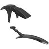 ZEFAL Deflector Pack - Confezione di due parafanghi MTB Anteriore e Posteriore Deflector FM30 e Deflector RM90+, leggeri e robusti, 373 grammi, nero