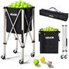 VEVOR Carrello Porta Palline da Tennis Pieghevole con Cestello
