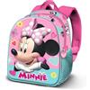 Disney Minnie Mouse Charm-Zainetto 3D Elite, Rosa, 25 x 30 cm, Capacità 7 L