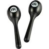 Meinl Percussion PEMBK - Maracas di plastica, 15,24 cm (6''), colore nero