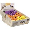 GLORIA LO MEJOR PARA TU MEJOR AMIGO Gloria Cane Palla - Palla Corda Rotonda 7 cm x 30 cm di Lunghezza - Sfera Flessibile e Resistente - i Giocattoli del Cane - Palla di Gomma - Colori Assortiti