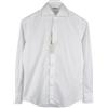 Suitsupply Camicia Formale Slim Fit Uomo XS Bianco Con Bottone Nascosto