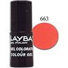 LAYLA Smalto semipermanente LAYBA GELPOLISH N.663 RED PRESSURE