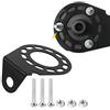 EBTOOLS Staffa del connettore rimorchio della spina presa Montaggio Supporto per staffa di montaggio presa connettore in metallo Connettore Presa spina di rimorchio per 7 Pin 13 Pin Caravan