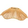 KESOTO Paralume in Corda Intrecciata, Copertura per Lanterna a Soffitto, Paralume per Lampada a Sospensione per Copertura della Lampada a Sospensione, Giallo