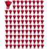 LEGO Bulk - Decorazione a forma di diamante rosso trasparente (100 pezzi)