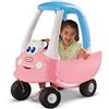 Little Tikes - Principessa Cozy Coupe Gioco Cavalcabile con Clacson che Funziona Davvero, Interruttore di Accensione a Scatto e Tappo del Serbatoio