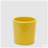 EDG Enzo De Gasperi Vaso Glaze Cilindro Giallo Ceramica 18 cm