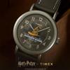 Timex HARRY POTTER Sorting Hat TIMEX Weekender Watch TW2Y77000 pelle marrone nuovo