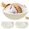 Traxenta Cestino Lievitazione Pane Cestini Rotondo da Lievitazione 22 cm Cesto