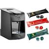 Generico Macchina per il caffè GUZZINI NERA Hausbrandt NUOVA GARANZIA ITALIA 2 ANNI + 50 Capsule Caffè kit assaggio ! Super performante - professionale per casa e/o uffici e attività commerciali Bofrost Nero *