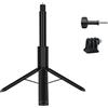 Generic Treppiede per Selfie da 48 Pollici, Asta per Fotocamera 2 in 1 Estensibile con Smart Frame Hide per X5 X4 X3 X2 ONE, Portatile Leggero in Lega di Alluminio